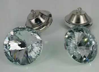 

18mm 3 color Satellite drill soft package crystal sofa decorative buckle Rhinestones buttons glass crystal button