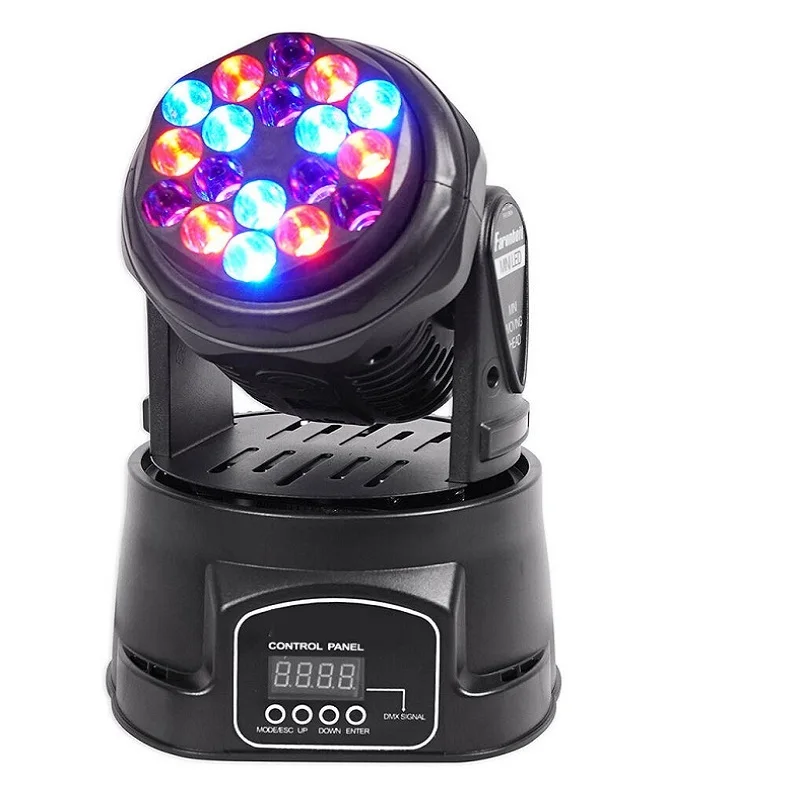 Движущийся головной сценический эффект света 18x3 W RGB Светодиодный диджей ktv