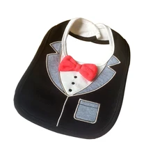 Bebek влажные салфетки для ухода за ребенком Водонепроницаемые Детские Bebes обеденное Кормление слюнявчик полотенце галстук джентльмен ребенок Bebe набор нагрудников