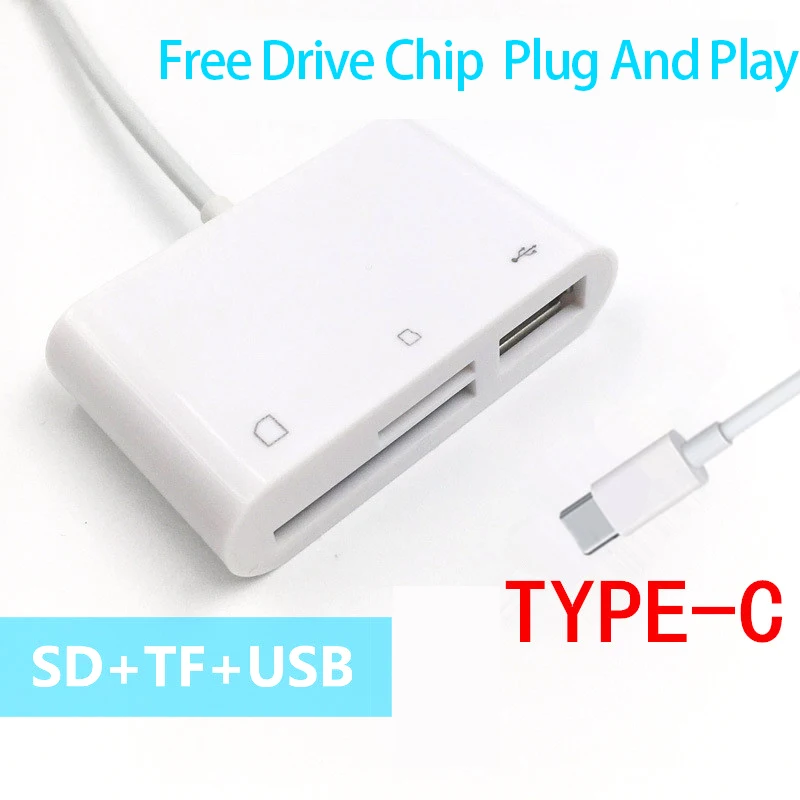 UTHAI C05 type-C Мульти адаптер для PD зарядки USB разъем SD TF CF кард-ридер для Macbook ноутбука iPad pro HUAWEI Xiaomi