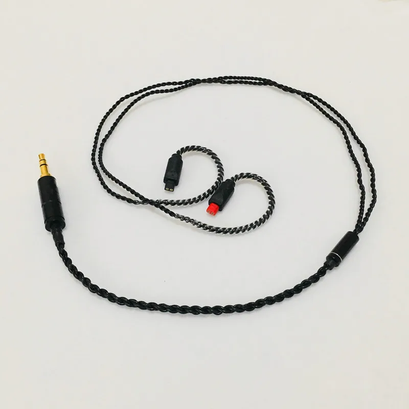 

diy earphone wire OFC cable for se535 mmcx pin ue900 se215 IM50 IM70 IE80 0.75MM 0.78MM pin short cable 45cm