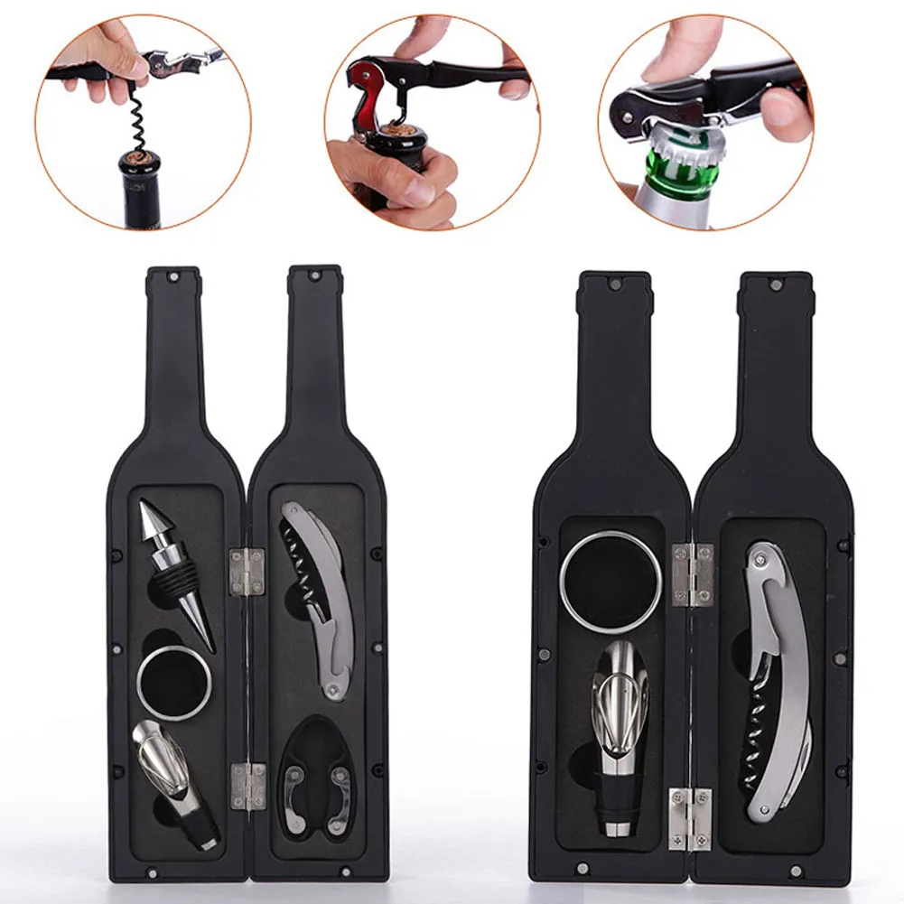 Hot 3pcs/5pcs Creative Multifunction Stainless Steel Can Opener Wine