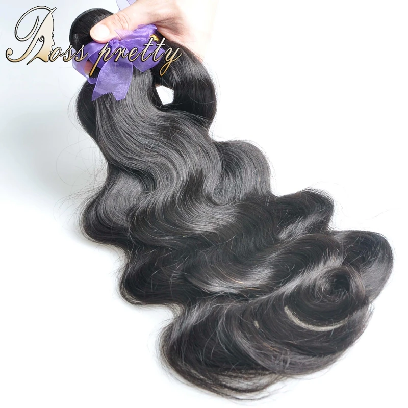 3pcs Brazilian body wave natural black Brazilian Virgin Hair weave human hair extension Grade 7A Quality brazilian hair bundles
