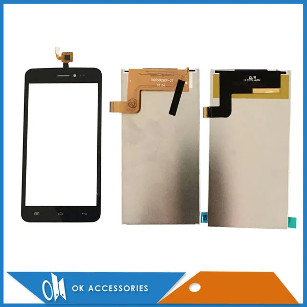 Черный цвет для Explay Rio Play TX500SKP 27 TXDT500SKP LCD дисплей с сенсорным экраном дигитайзер