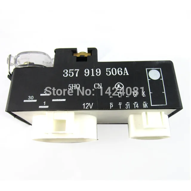 

Electronic fan controller Air conditioning cooling relay Temperature Switch For VW Golf Jetta Passat Corrado 357 919 506A