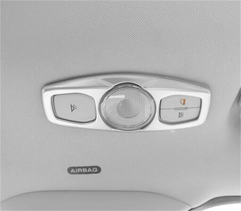 ABS-Chrome-For-Ford-Escape-Kuga-2017-2018-accessories-styling-Car-rear-reading-Lampshade-read-light