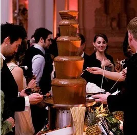 7 layers 103cm height 304 stainless steel commercial chocolate fountain chocolate waterfall machine chocolate melting