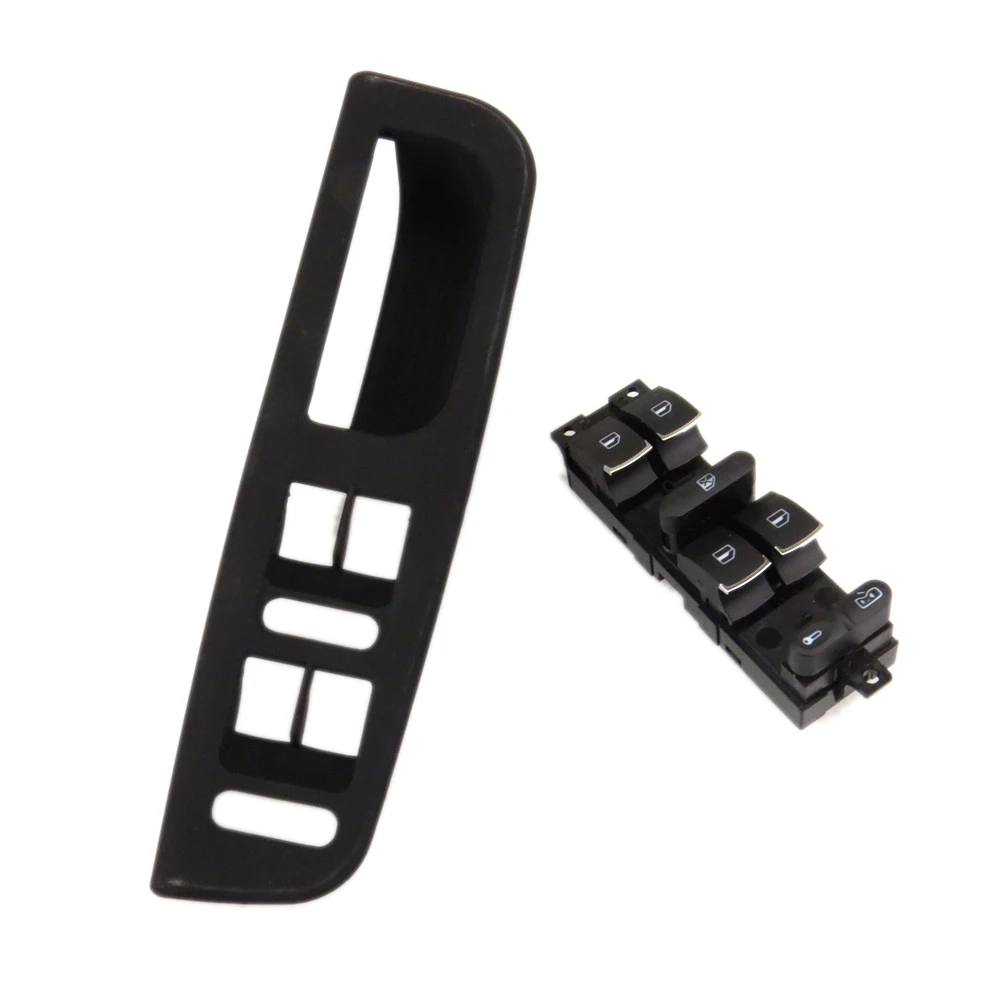 TUKE OEM Switch Box + Chrome Fenetre Du Pilote Maitre Commutateurs Pour VW Passat B5 Bora Golf Mk4 Superbe 3BD959857 3B1867171E|oem switch|golf