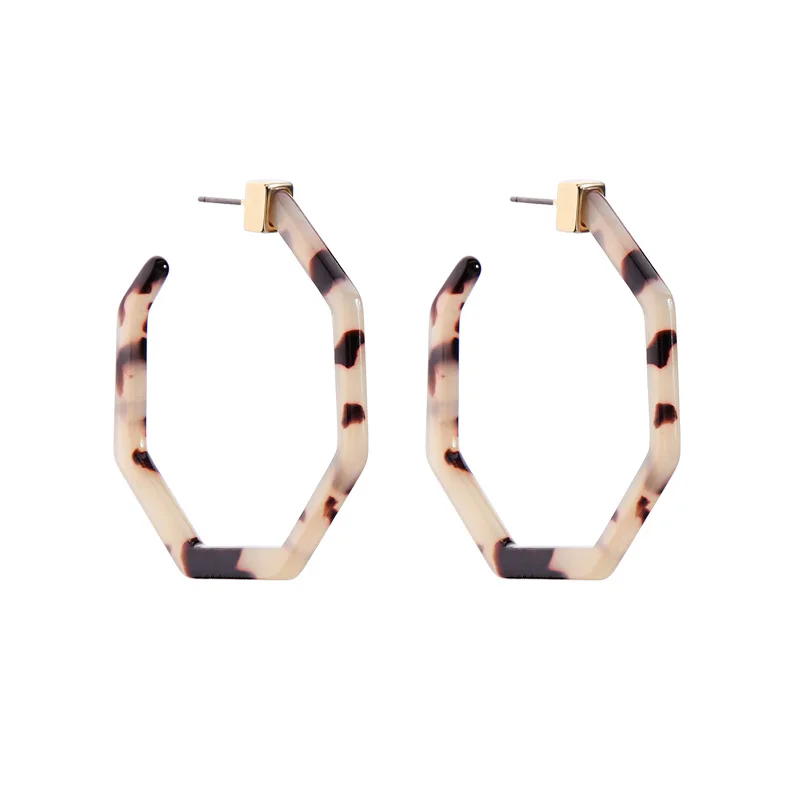 

11.11 2018 Antique Geometric Acrylic Circle Simple Drop Earrings For Women Christmas ed01658c