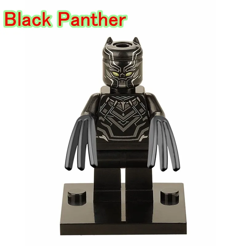 

Black Panther Bricks Single Legoing Super Heroes Avengers Fantastic Four Hobbies Building Blocks Toys For Kids XH264 Superheroes