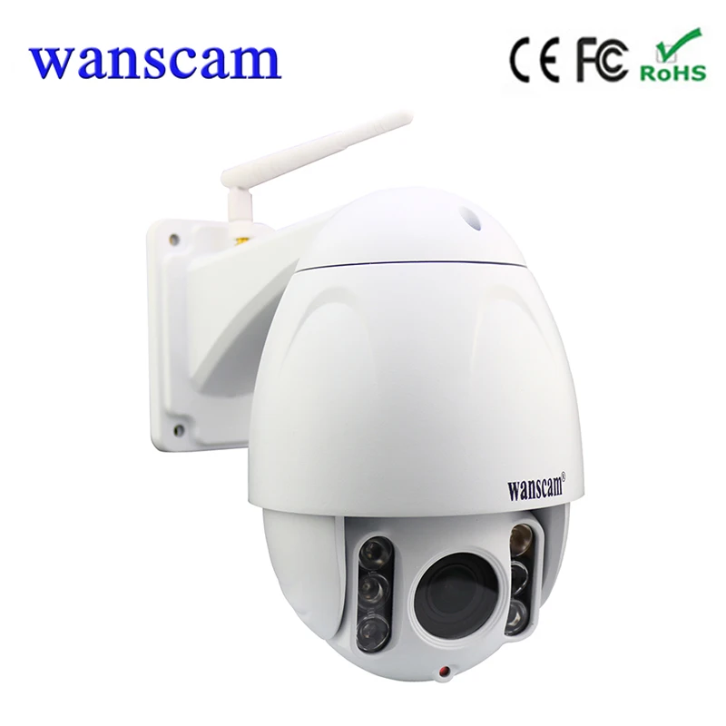 

Wanscam HW0045 5*optical Zoom Wifi Camera 1080P IP Camera Wireless 2.0MP PTZ Dome Security Camera Build in 16G TF card