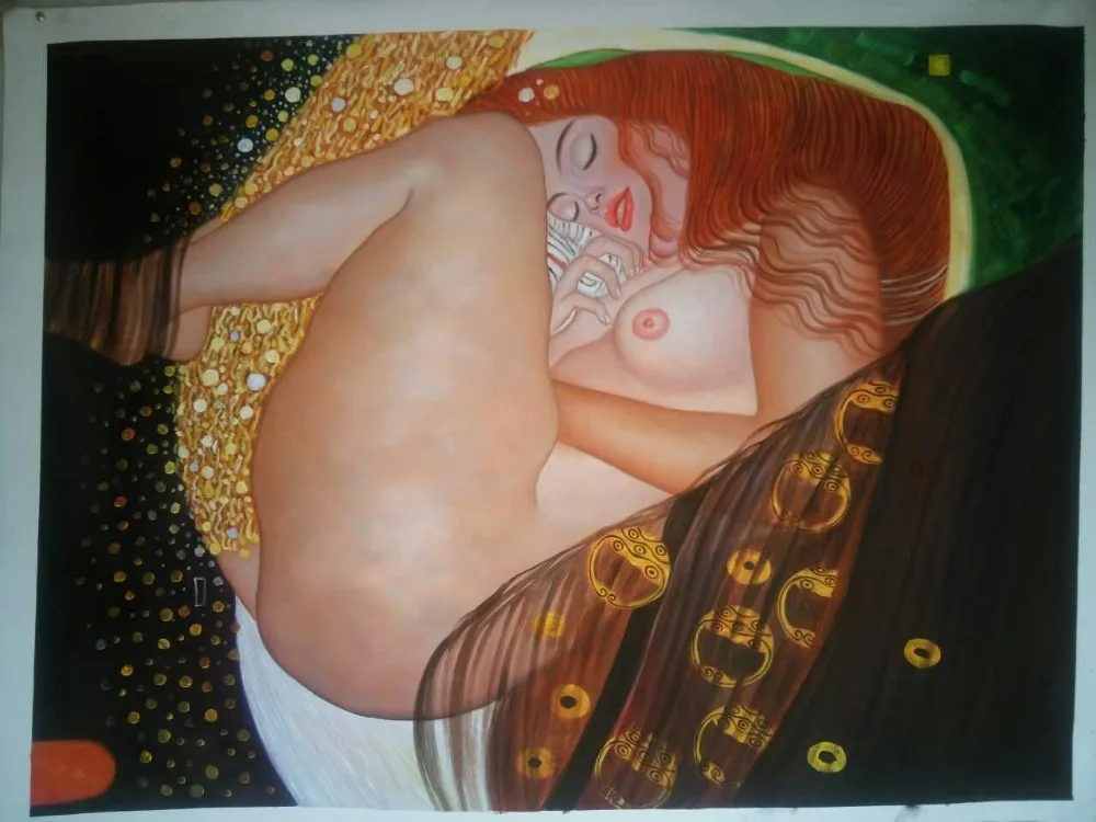 Danae by Gustav Klimt 36x48