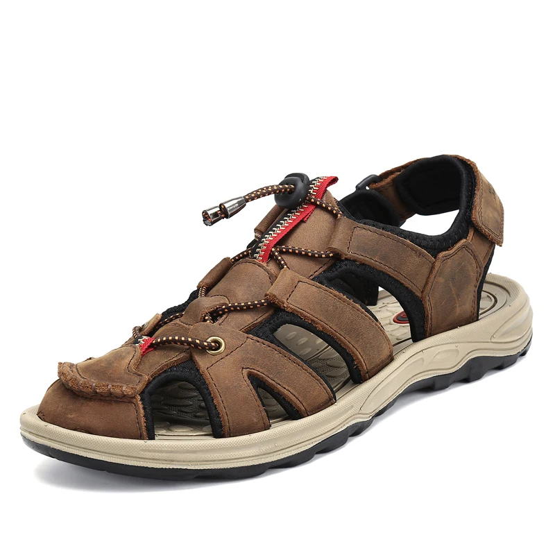 Summer Sandals Men Beach Shoes Crocse Outdoor Slipper Men Water Shoes Antiskid Hiking Sandals Breathable Soft Sandalias Hombre