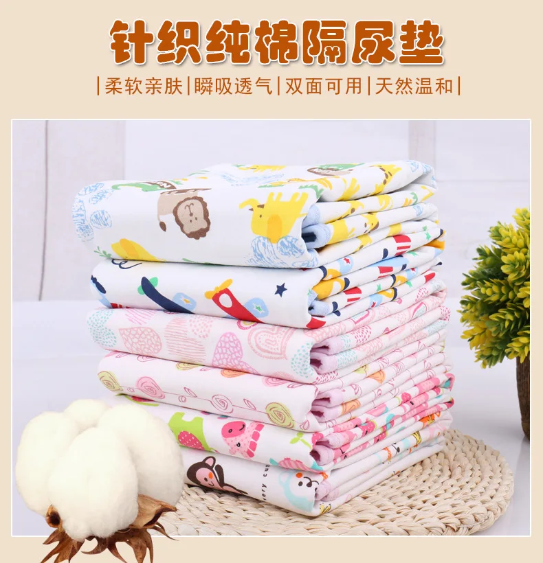 Baby Reusable Changing Mat Cover Waterproof Diapers for Newborns Washable Bamboo Fiber Mats Travel Nappy Diaper Changing Pads  (17)