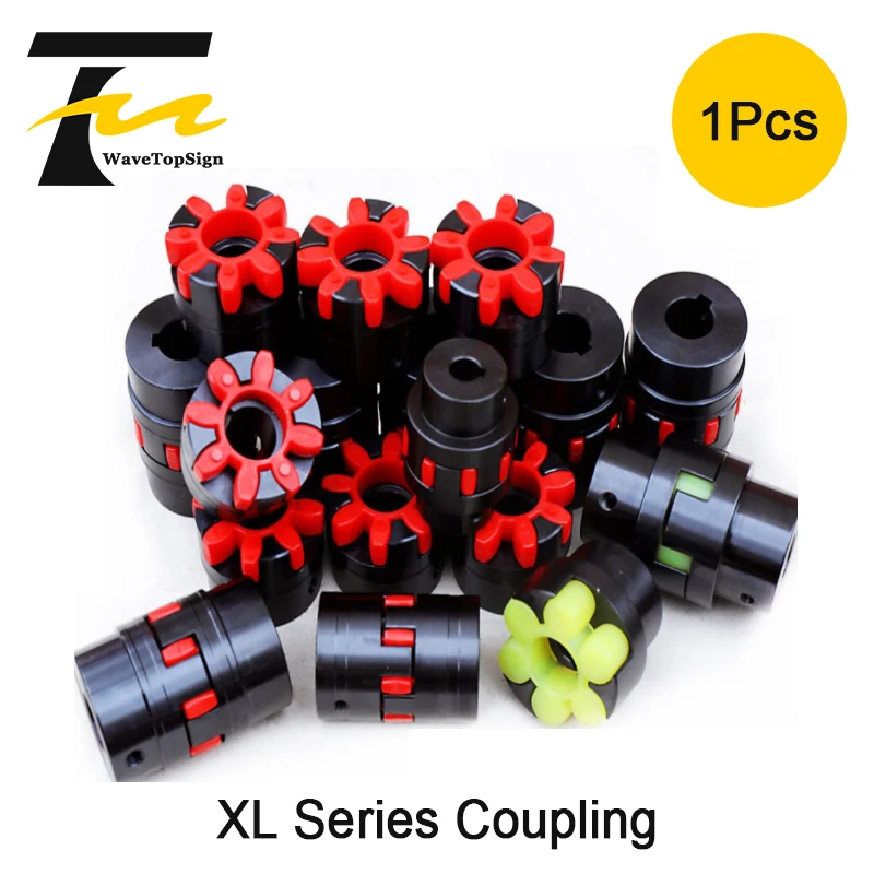 

WaveTopSign Steel XL Star Type Coupling, Quad Elastic Coupling, Claw Type Coupling, 45 Round Steel XL Large Torque Coupling