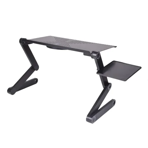 

NOCM-Adjustable Foldable Laptop Notebook PC Desk Table Stand Bed Tray + Cooling Fan