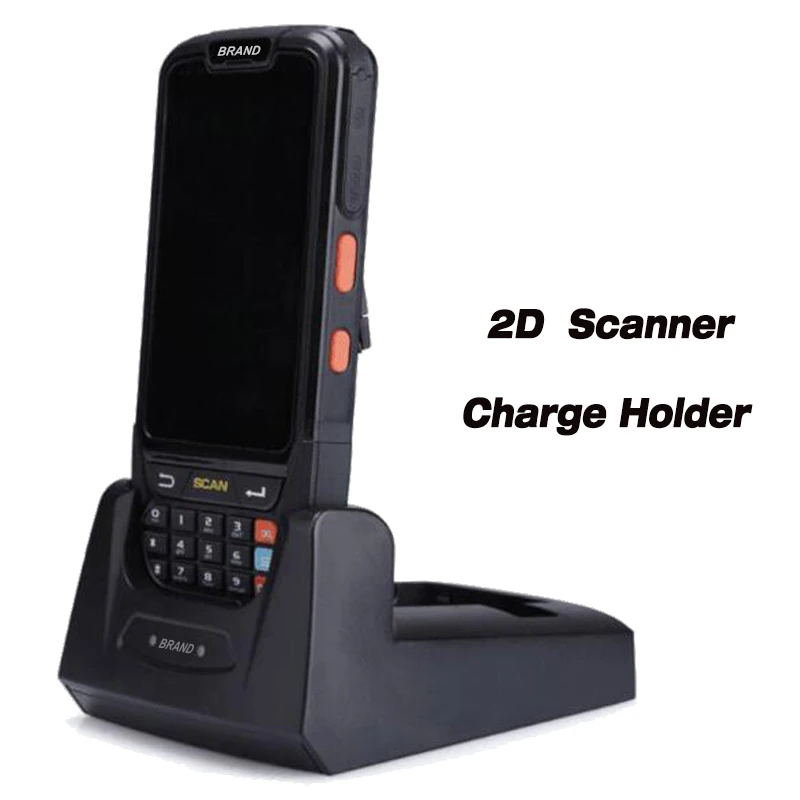 PL-40L большой экран 1d bluetooth android сканер штрих-кода КПК терминал данных сканер - Цвет: 2D Charge Cradle