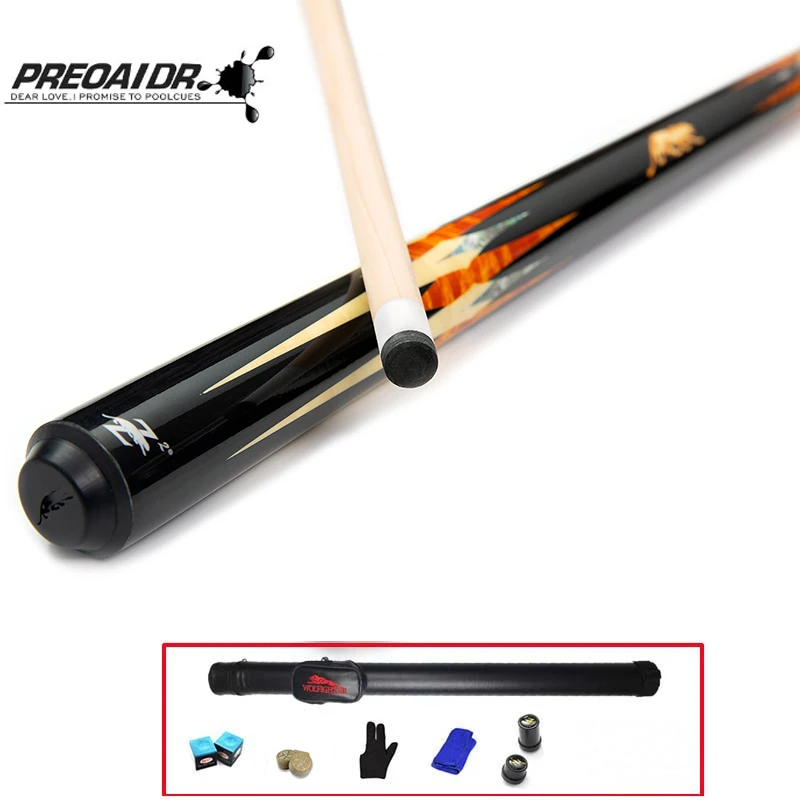 

Pool Cues Billiard 13mm 11.5mm 10mm Tips 1/2 Jointed Pool Cue Stick 3 Colors with WOLFIGHTER Pool Cue Case China 2019