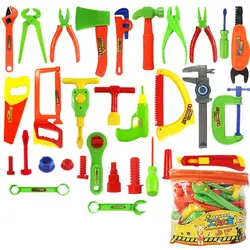 Новейшие 32 шт./компл. Развивающие детские садовые игрешечные Инструменты для ремонта ролевые игры игрушки Детские Игрушки для раннего