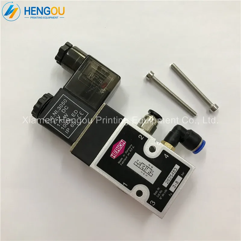 

10 Pieces Heidelberg SM52 SM74 SM102 CD102 Machine Heidelberg 24V DC Valve 1.7W Valve 61.184.1051 98.184.1051