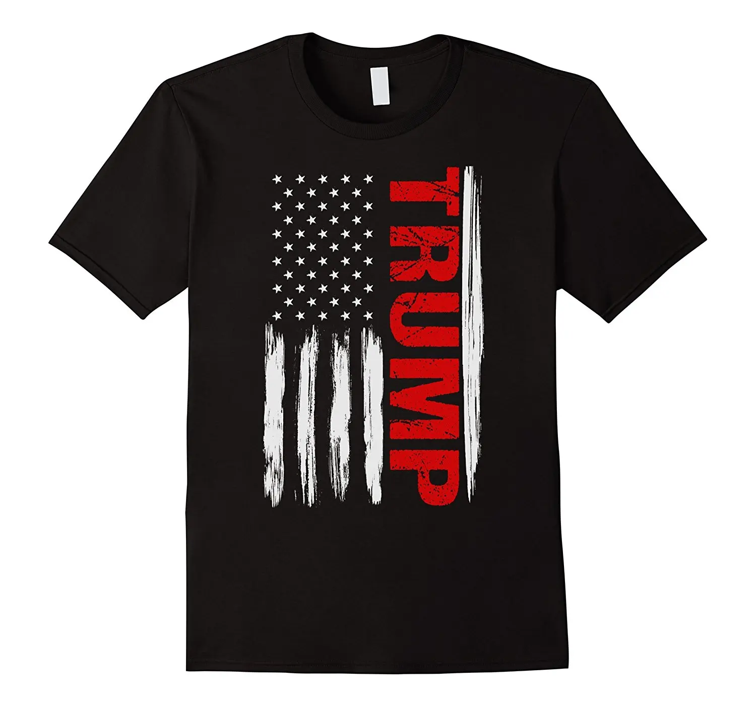 2018 New Summer Cool Tee shirt Trump Vintage USA Flag/Pro Trump T Shirt