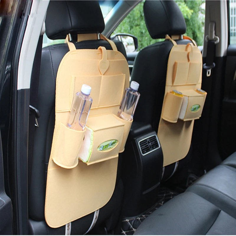 Car seat storage bag hanging bag car seat back pockets auto supplies