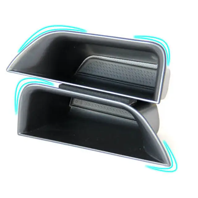 2 Pcs Car Organizer For Jaguar XF 2009-2015 Door Handle Armrest Storage Box Container Hoder Tray Accessories Car Styling Armrest box