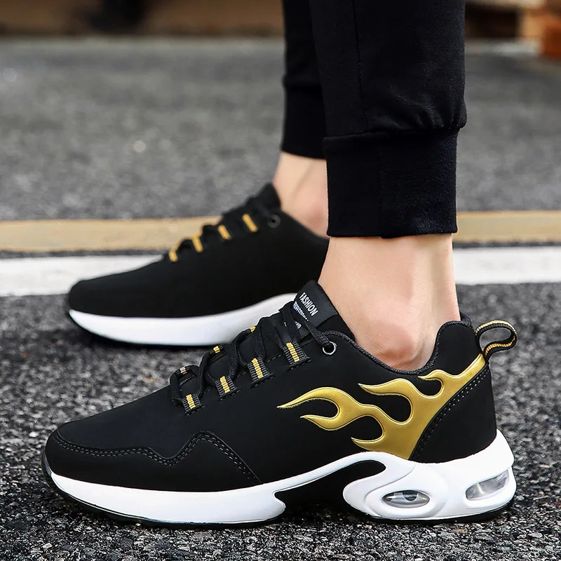 

Fashionable energetic Men's sneakers breathable casual shoes 2019 lightweight slip resistant Mans footwear wild running shoes
