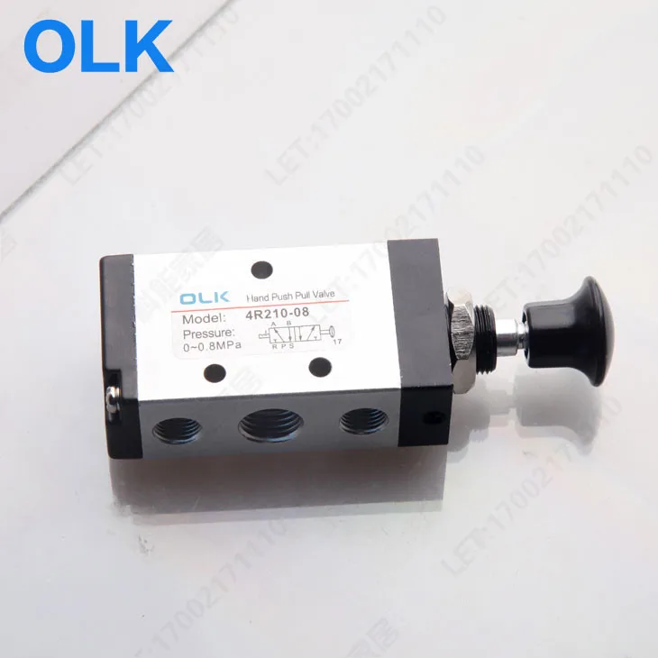 

20PCS Free Shipping 1/4" 2 Position 5 Port Air Manual valves 4R210-08 Pneumatic Control Valve