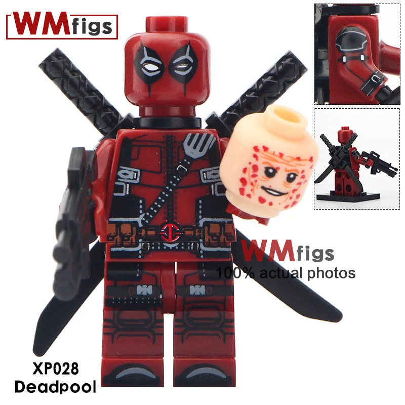 

Building Blocks Single Sale Super Heroes Deadpool Wade Winston Wilson New Mutants Action Model Bricks Children Gift Toys