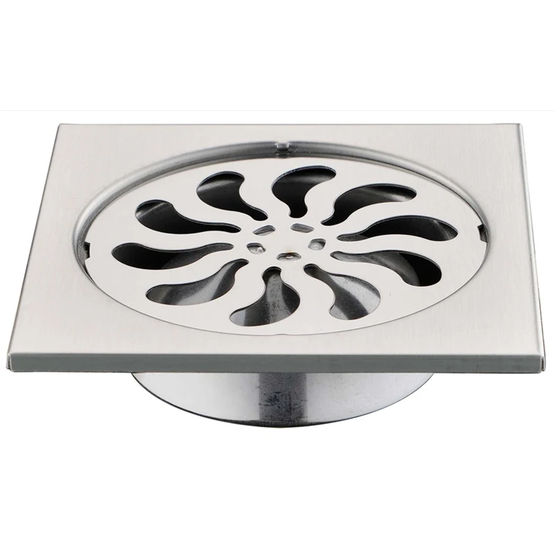 New 100*100*30mm Floor Drain Bath Shower Drain Filter Drains Vessel