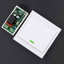 AC 220V Receiver Wireless Remote Control Switch Wall Panel Remote Transmitter Hall Bedroom Ceiling Lights Wall Lamps Wireless TX