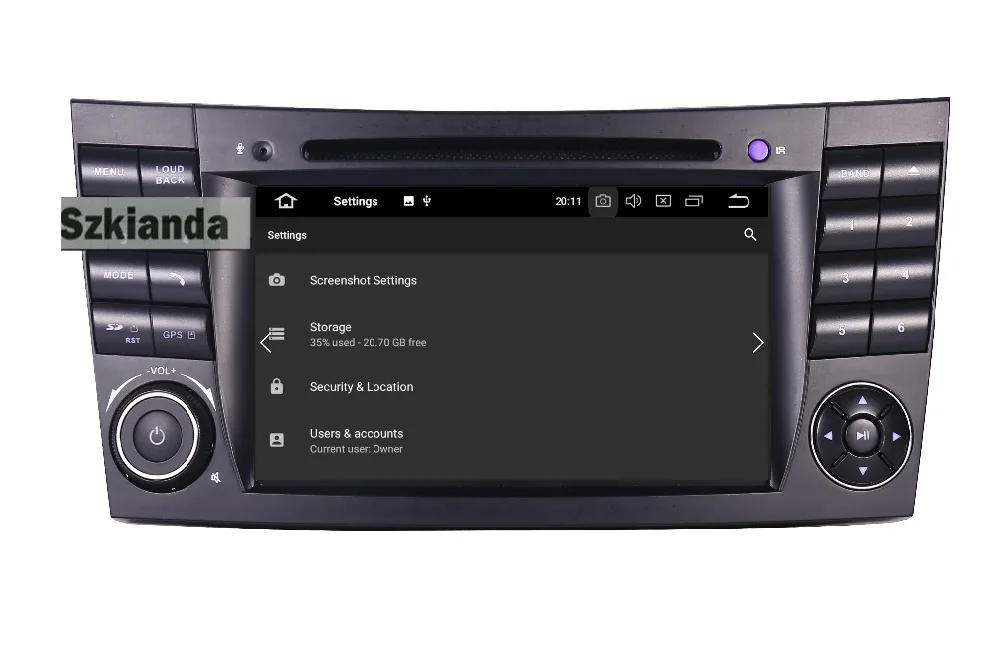 Excellent 4G+32G Android 8.1 car radio multimedia player for Mercedes Benz E-Class E200 E220 E300 W211 E320 Wifi Radio DVD OBD Canbus Map 4