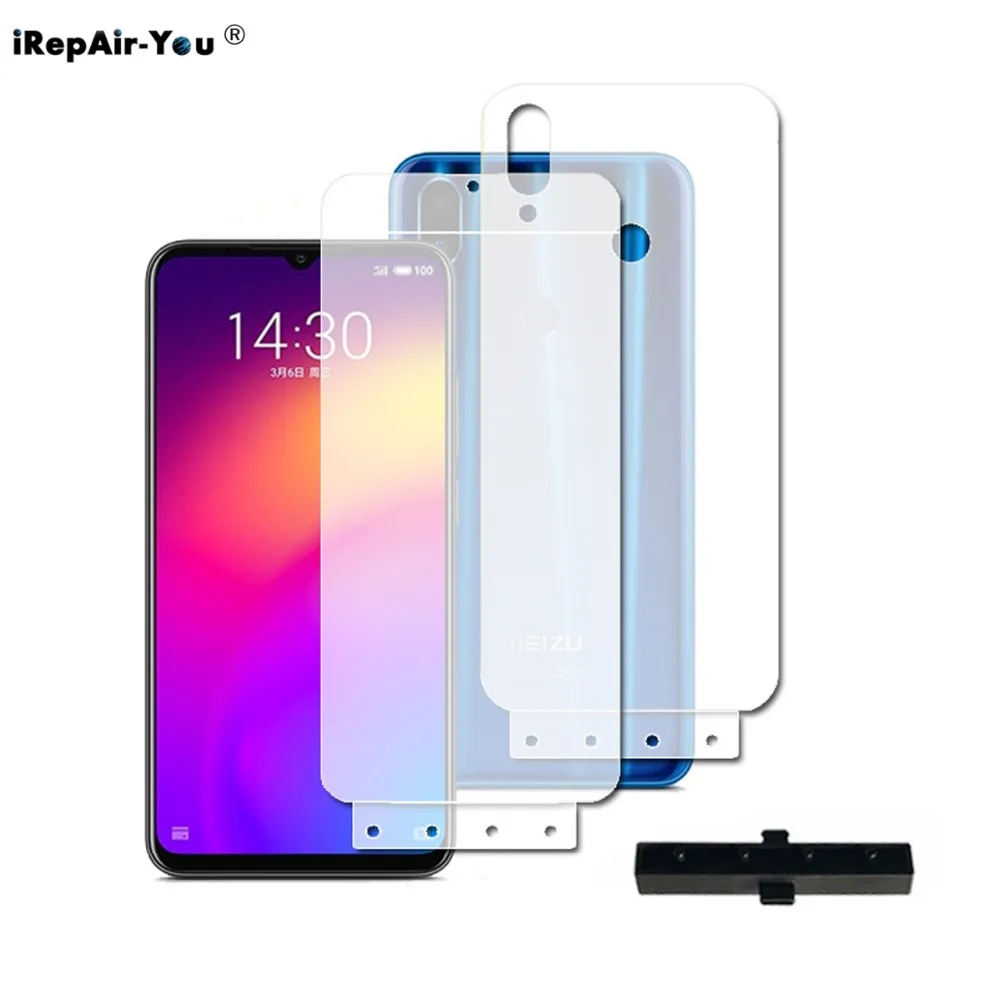

2PCS Front & Back Nano Soft TPU Hydrogel Film For Meizu Note 9 8 16XS 16S 16th 15 Pro 7 Plus X8 Full Cover Screen Protector Film