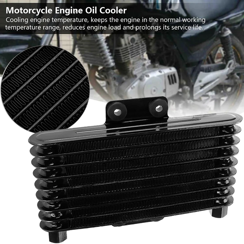 Sistema de radiador de motor de aceite enfriador de aceite de motocicleta pieza accesorio de alta calidad adecuada para 125-250cc Dirt Bike ATV Z