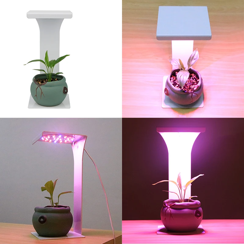 Таймер USB полный спектр светодиодный свет для выращивания растений лампа для чтения в помещении ИК VU Фито Авто Вкл/Выкл настольные лампы для растений