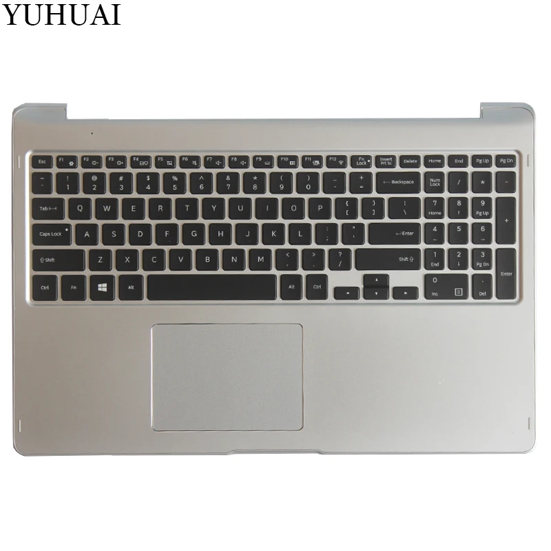 

NEW for samsung 740U5L NP740U5L US Black keyboard with Palmrest case + Touchpad cover Backlight