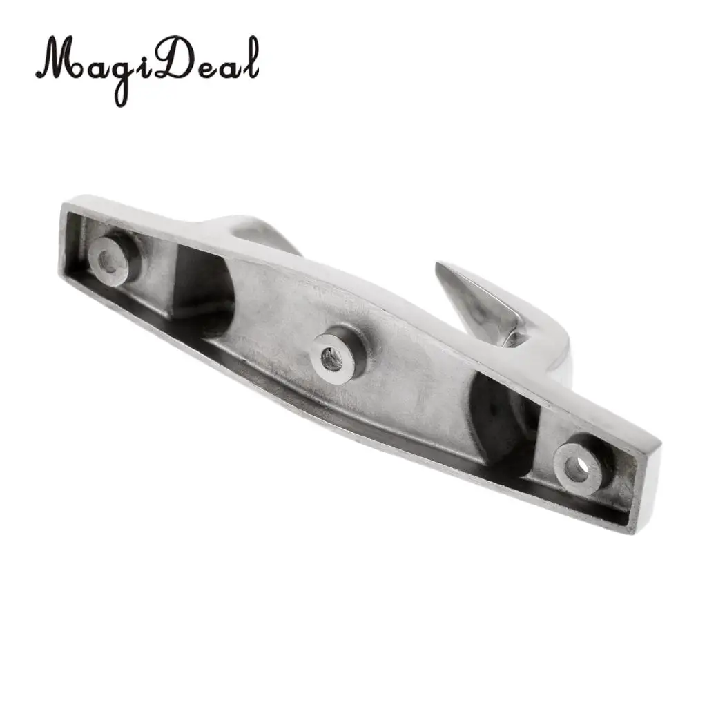 MagiDael Heavy Duty Stainless Steel Handed Fairlead Marine Boat Deck Skene Cleats 6' 154mm Left/Right for Mooring Anchoring Boat