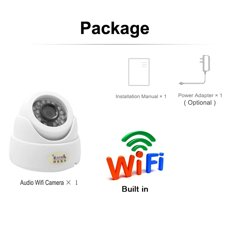 Ip-камера 1080 p Wifi 720 P 960 P HD Домашняя безопасность Onvif Беспроводная CCTV камера TF слот для карт инфракрасная звуковая купольная камера