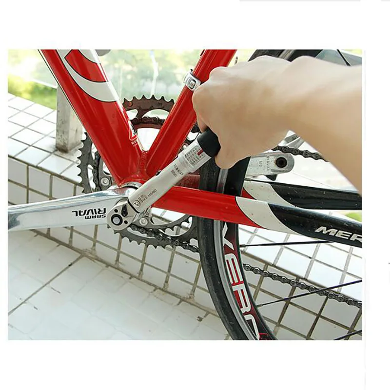 

Bicycle Repair Tools Kit Bike Torque Wrench Allen Key Tool Socket Set Road MTB Bike Tools 1/4'' Torque Fix Set 2-24 NM