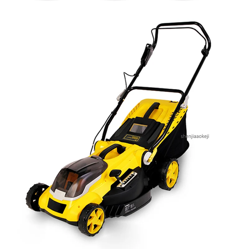 

3400RPM Electric lawn mower MDMA40 6-gear home small weeder Rechargeable Hand-push type lawn trimmer 20-70mm hight adjustable