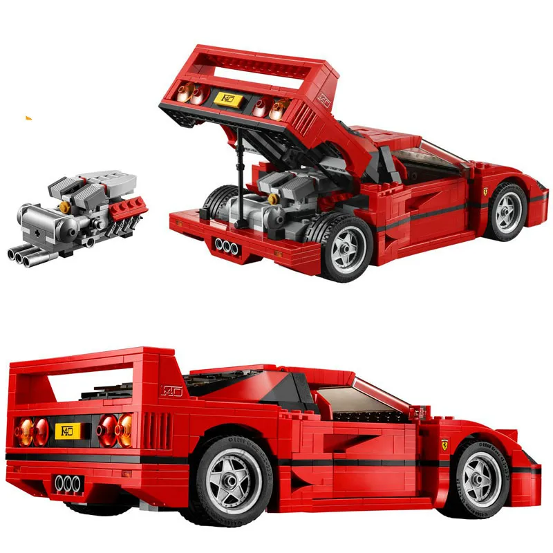 

10248 1157pcs Technic Series The F40 Sports Car Building Blocks Brick Educational Toys For Children Gift 10567