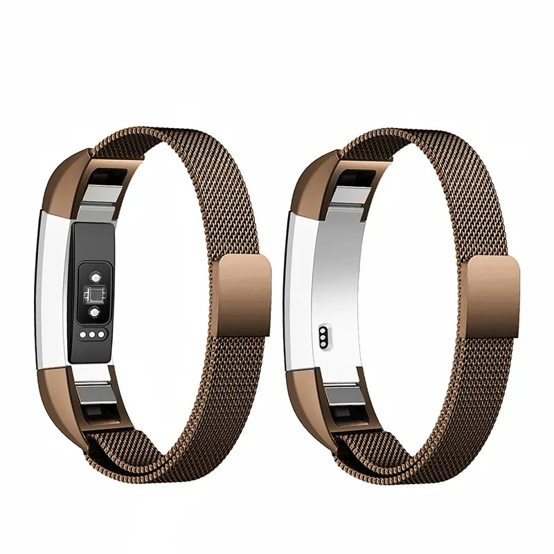 Milanese Loop Ремешок Для Fitbit Alta hr/Alta замена Браслет Нержавеющая сталь металлический + магнитная синтетическое закрытие волос застежка