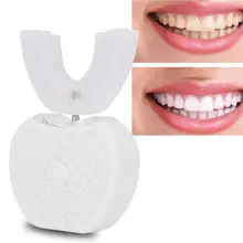 360 градусов звуковой Интеллектуальный автоматический Электрический U Тип usb зарядка отбеливание зубов