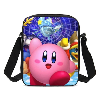 

Fashion Kirby Print Children Messager Bags Boys School Satchel Sling Shoulder Bag Travel Storage Hanabags Casual Crossbody Bags