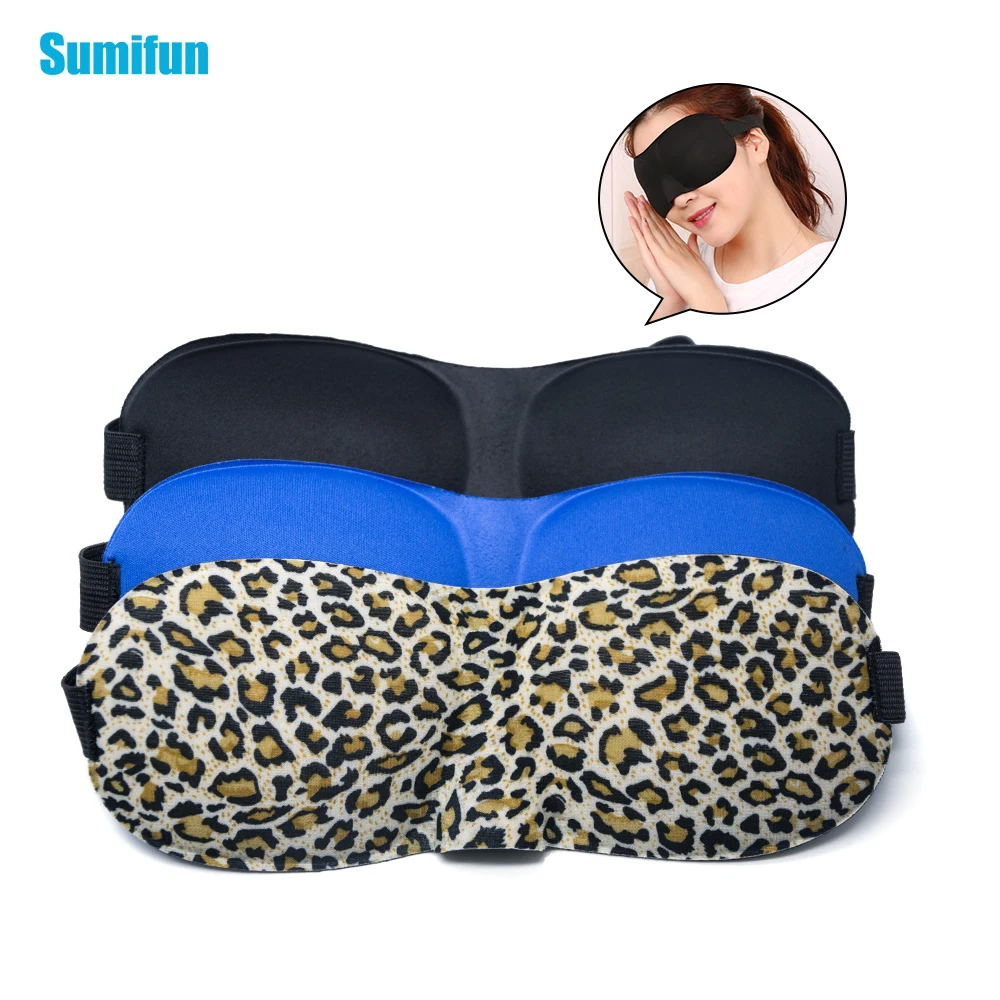 

Soft Portable Blindfold Travel Eyepatch 3D Sleep Mask Natural Sleeping Eye Mask Eyeshade Cover Shade Eye Patch Women Men C1372