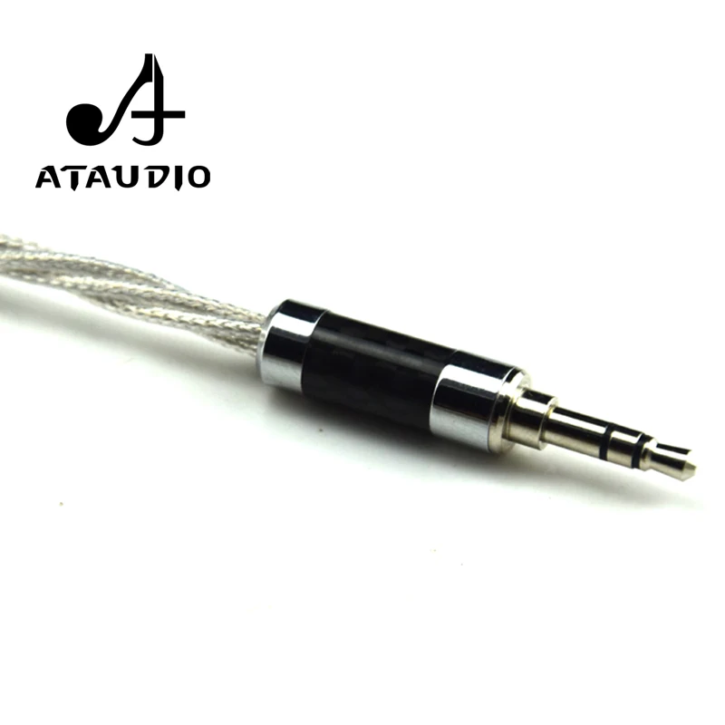 Кабель ATAUDIO Hi Fi с посеребренным разъемом 3 5 мм на 2RCA end Aux двойной RCA MP3/MP4