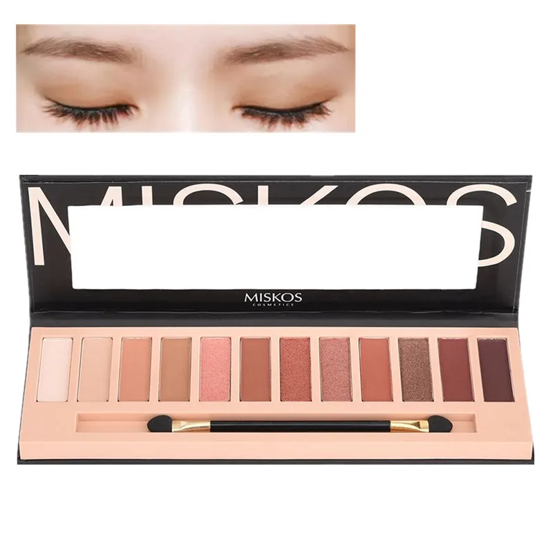 Miskos Nude Eyeshadow Makeup Pallete Shimmer and Shine Eye shadow Pallete Pigment Cosmetics Maquiagem Profissional Completa Miskos Nude Eyeshadow Makeup Pallete Shimmer and Shine Eye shadow Pallete Pigment Cosmetics Maquiagem Profissional Completa