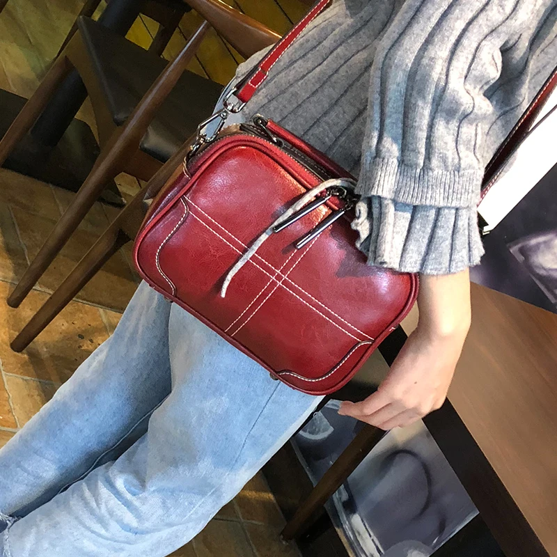 Для женщин из натуральной кожи сумка Курьерские сумки для Crossbody бренд дизайн