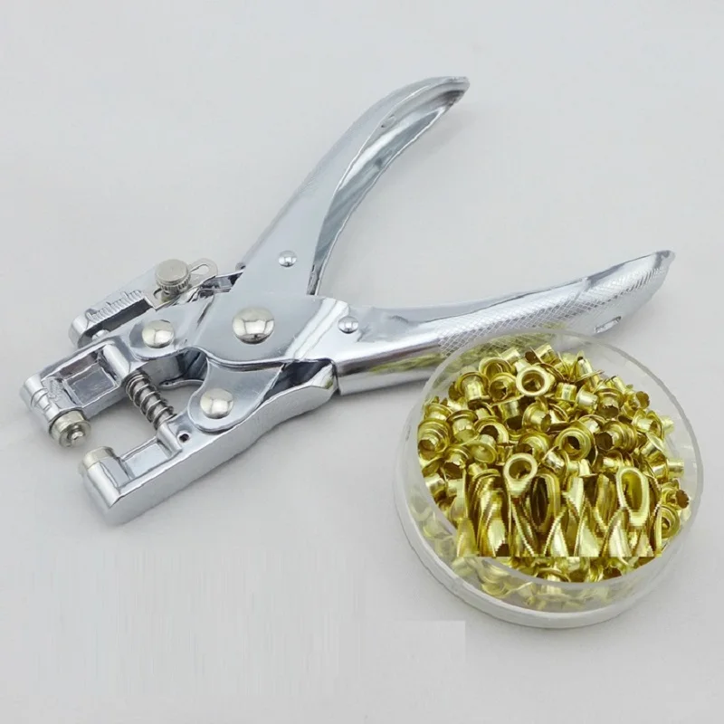 Metal Retainer Punching Machine with Eyelet Dual type Punch plier 5mm